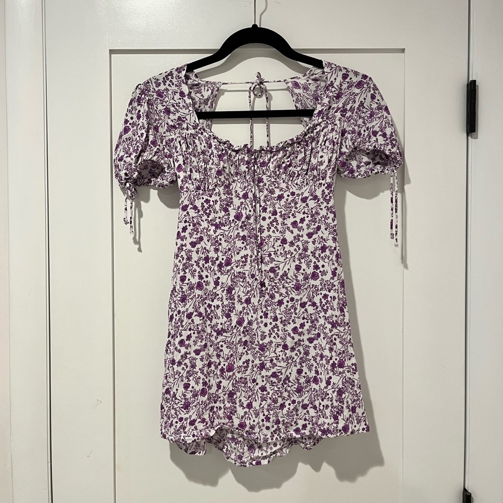 Floral beach dress